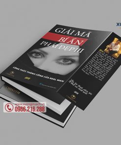 Bìa sách được gia công keo gáy gấp mép