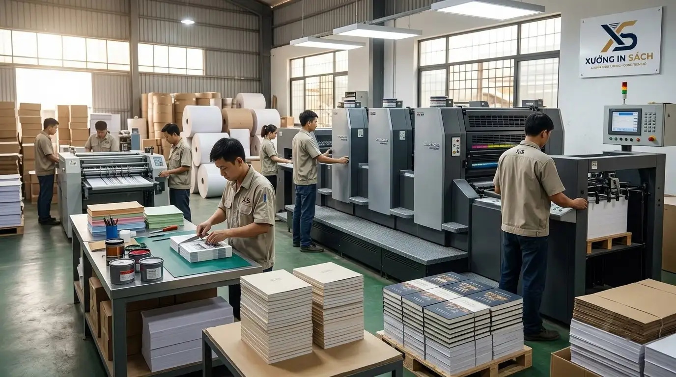 báo giá in sách tận xưởng giá rẻ tại Hà Nội