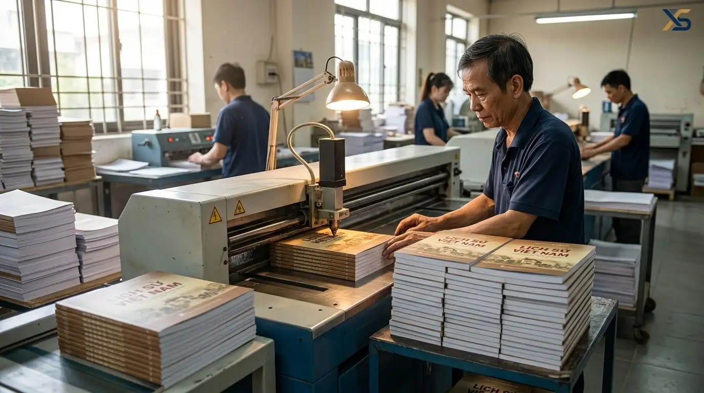 Tổng hợp các kiểu đóng gáy sách phổ biến và bền đẹp nhất hiện nay