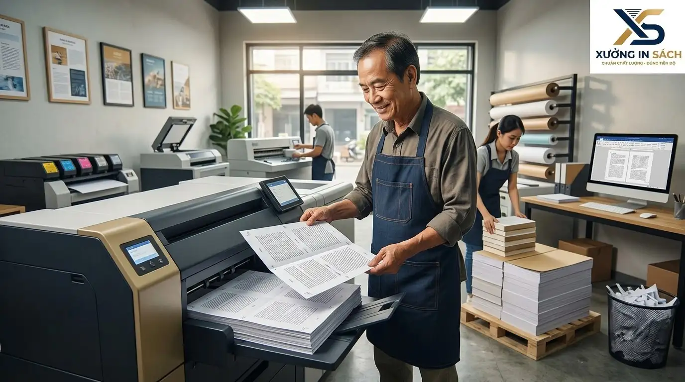 cách dàn trang sách bằng word thiết lập khổ giấy