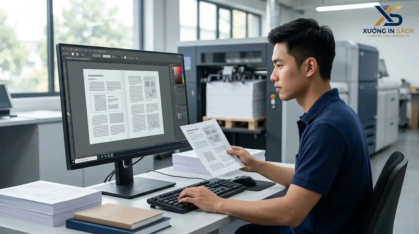 cách dàn trang sách bằng word và gia công thành phẩm
