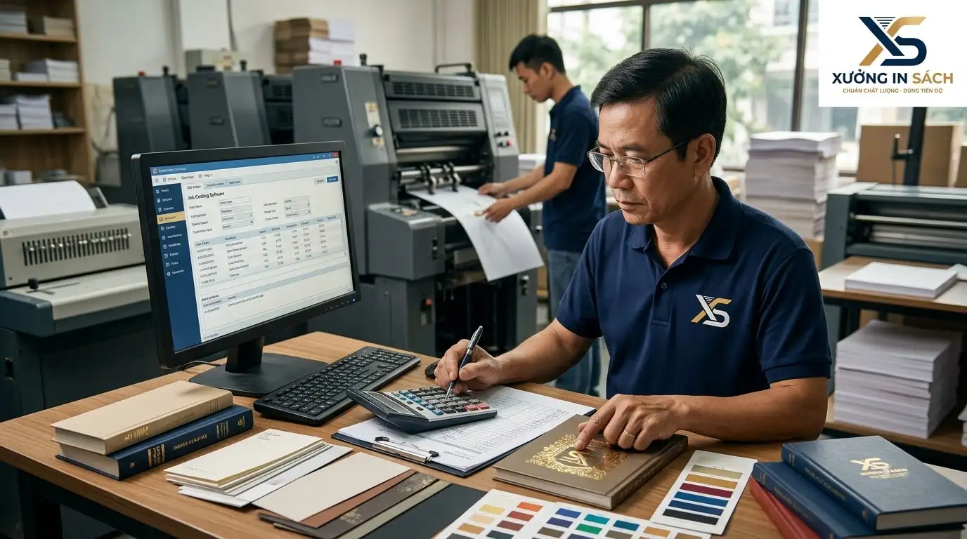 Cách tính giá in sách chuẩn xác tận xưởng