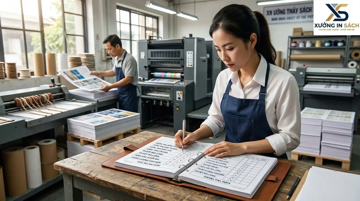 Quy trình kiểm tra bản thảo sách sau khi viết xong và bình bản in