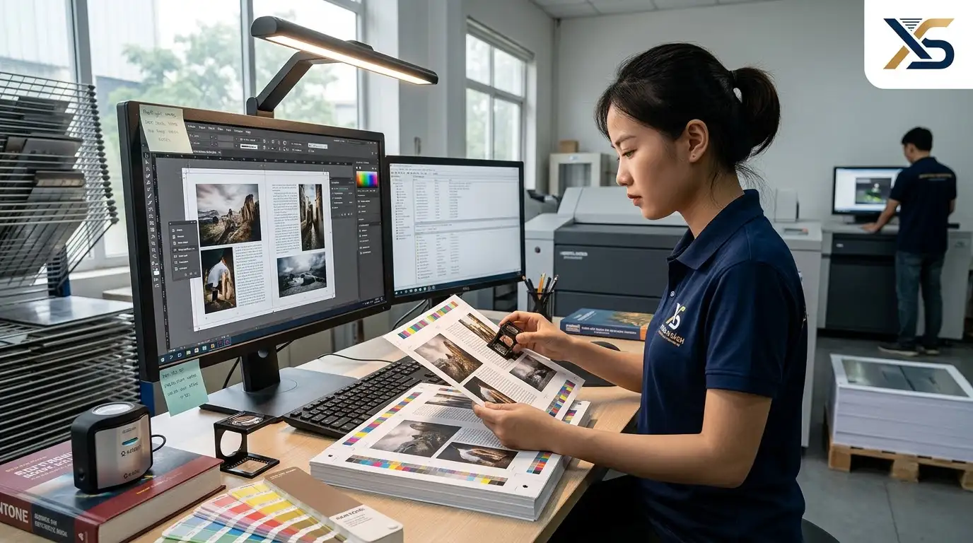 quy trình chuẩn bị file in sách chuẩn in ấn tại xưởng