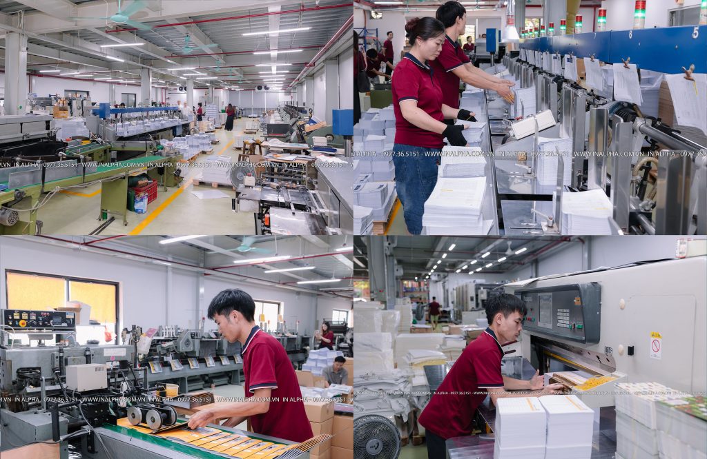 Quy trình gia công đóng sách công nghiệp