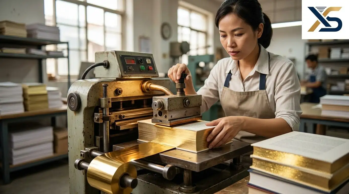 in mạ cạnh sách vàng kim sang trọng