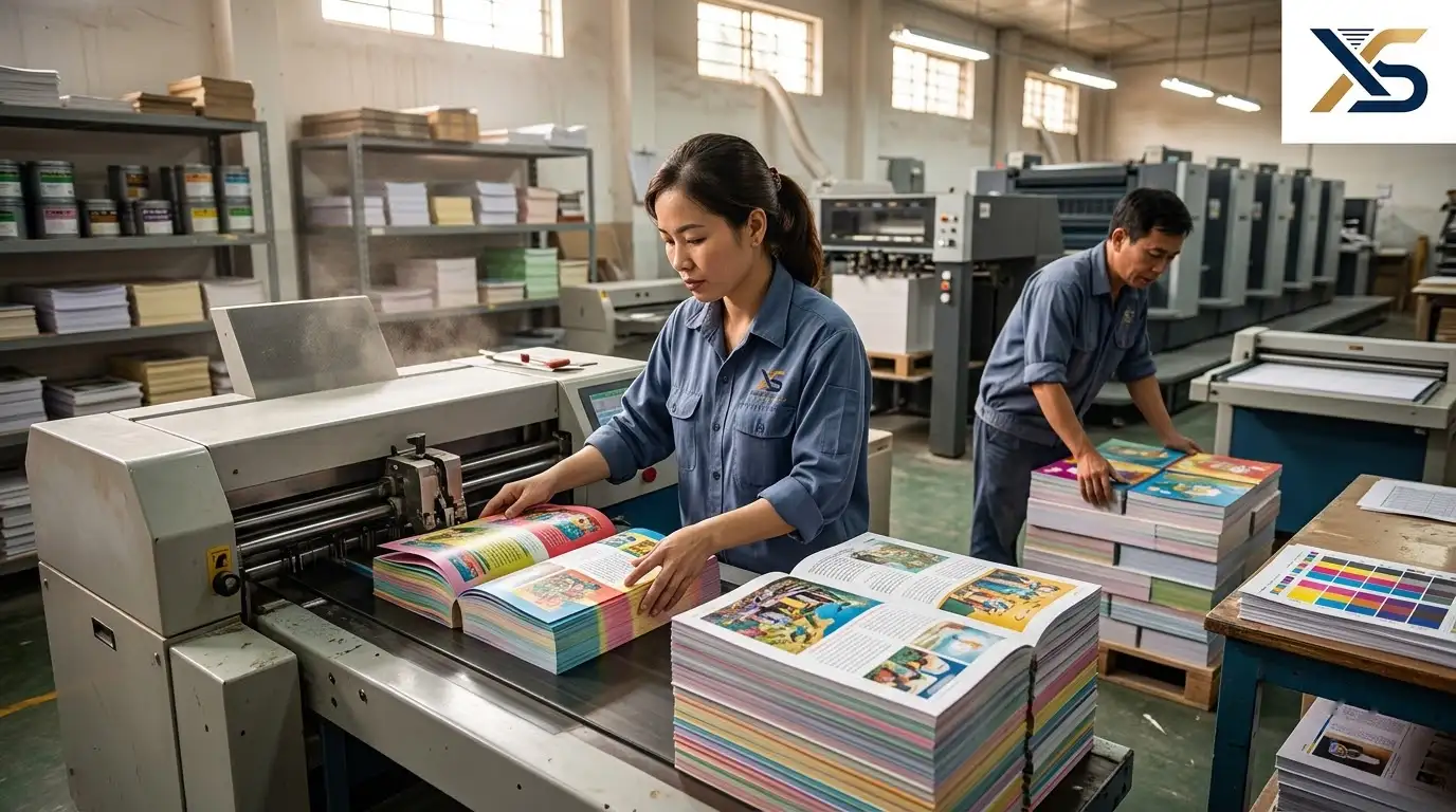 công nghệ in sách màu offset 5 màu chuẩn iso 12647