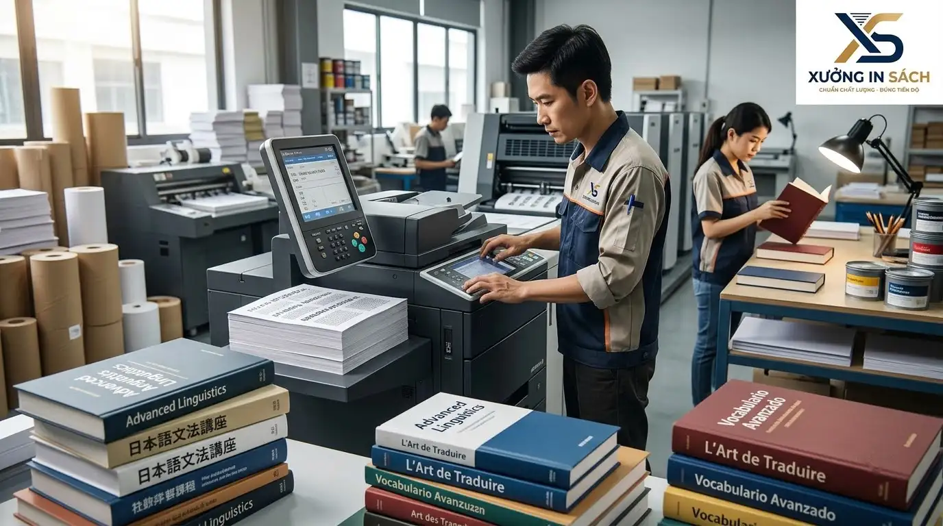 in sách ngoại ngữ từ điển dày trang chuẩn nét bền