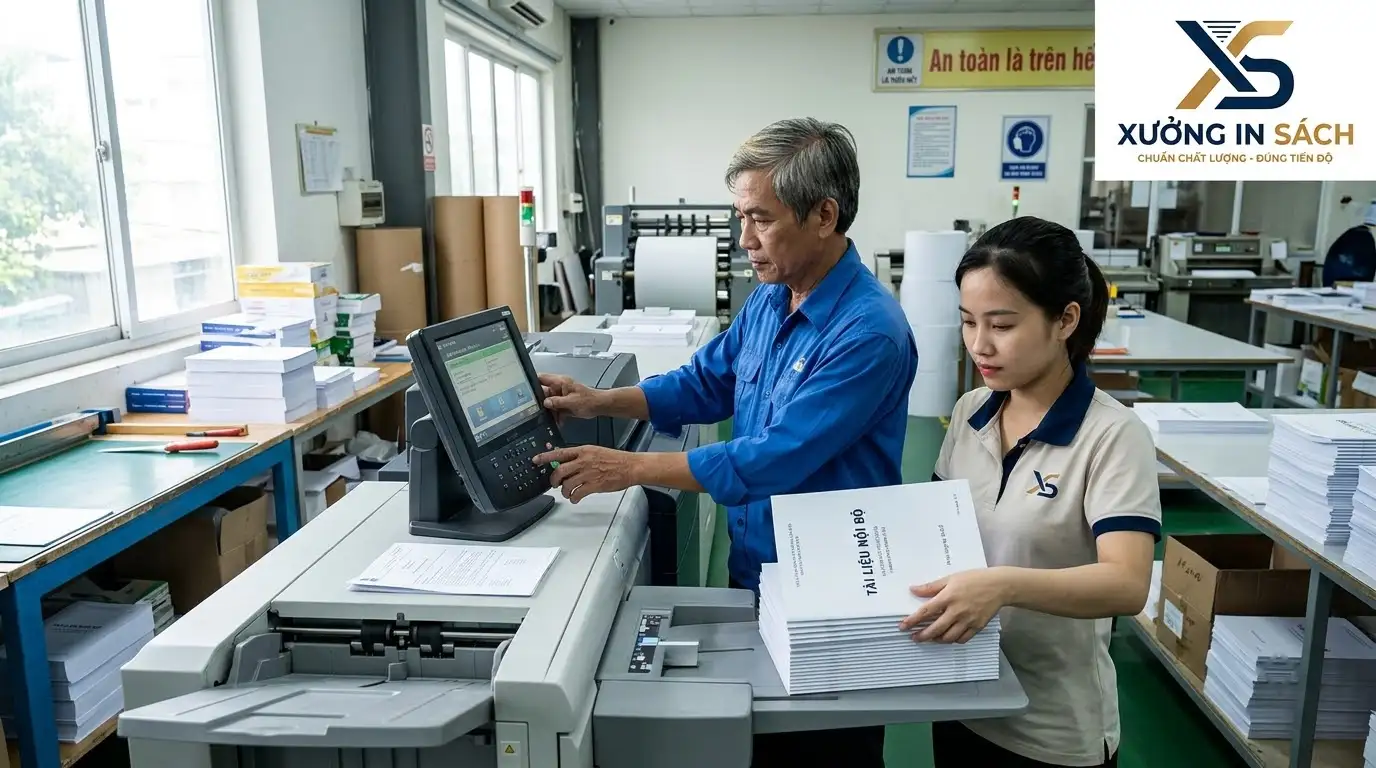 Kỹ thuật in tài liệu nội bộ chống sao chép và đóng dấu chìm watermark