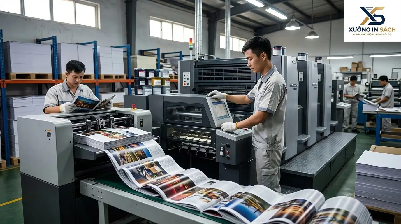 Dịch vụ in tạp chí màu lấy ngay chất lượng cao