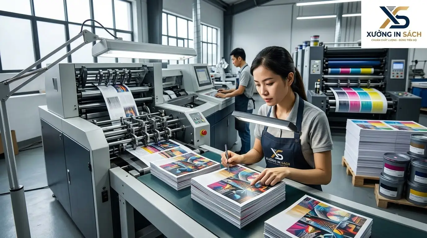 Quy trình in ấn ấn phẩm tạp chí offset và kỹ thuật số hiện đại