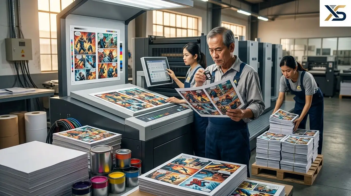 bảng báo giá in truyện tranh manga comic chuyên nghiệp