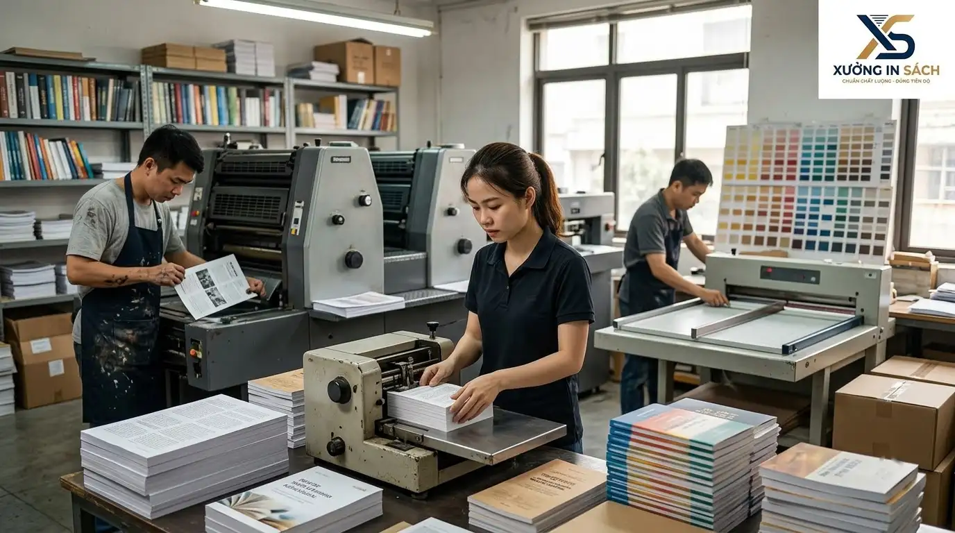 Quy trình in test mẫu cho dự án crowdfunding xuất bản sách