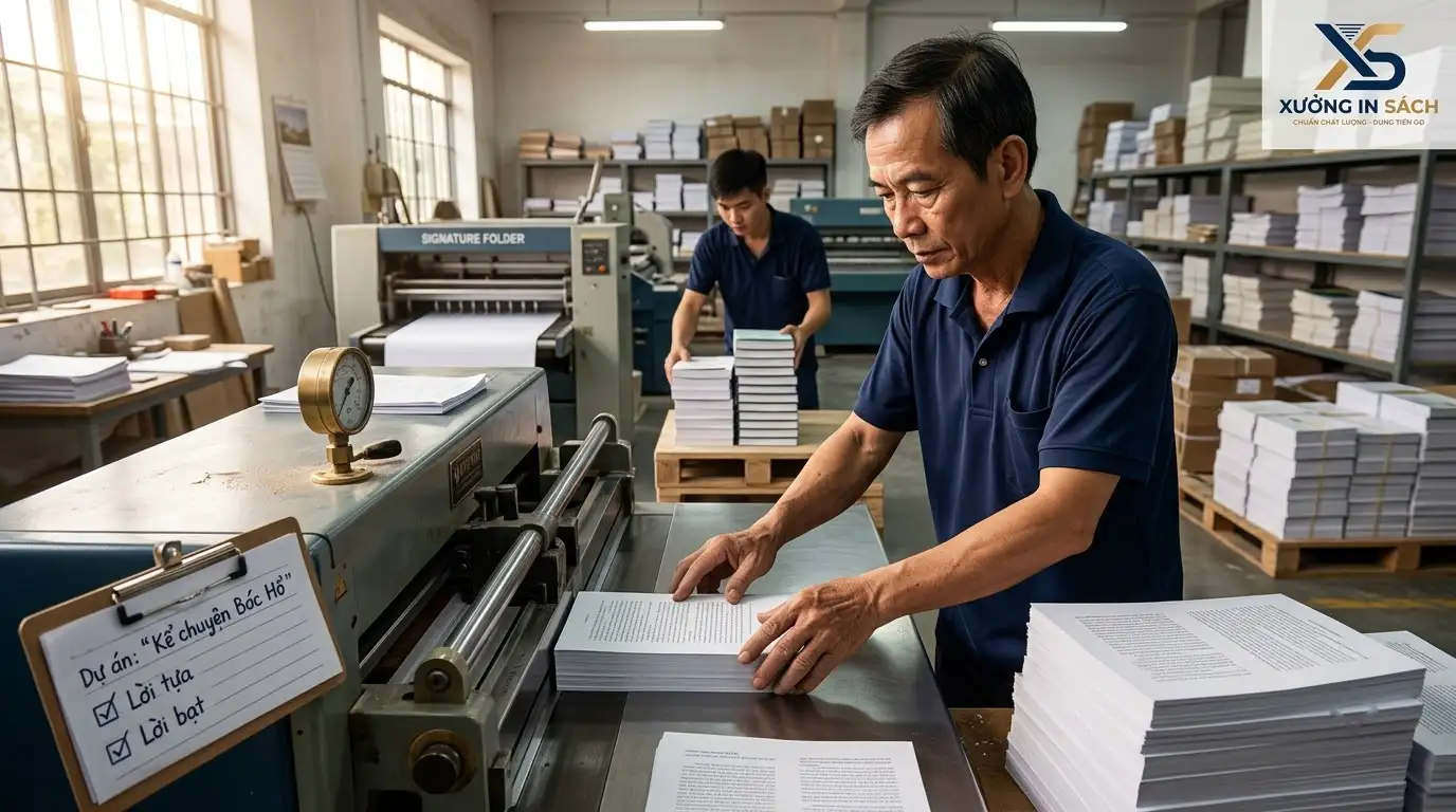 bảng giá sản xuất in sách và gia công lời tựa lời bạt