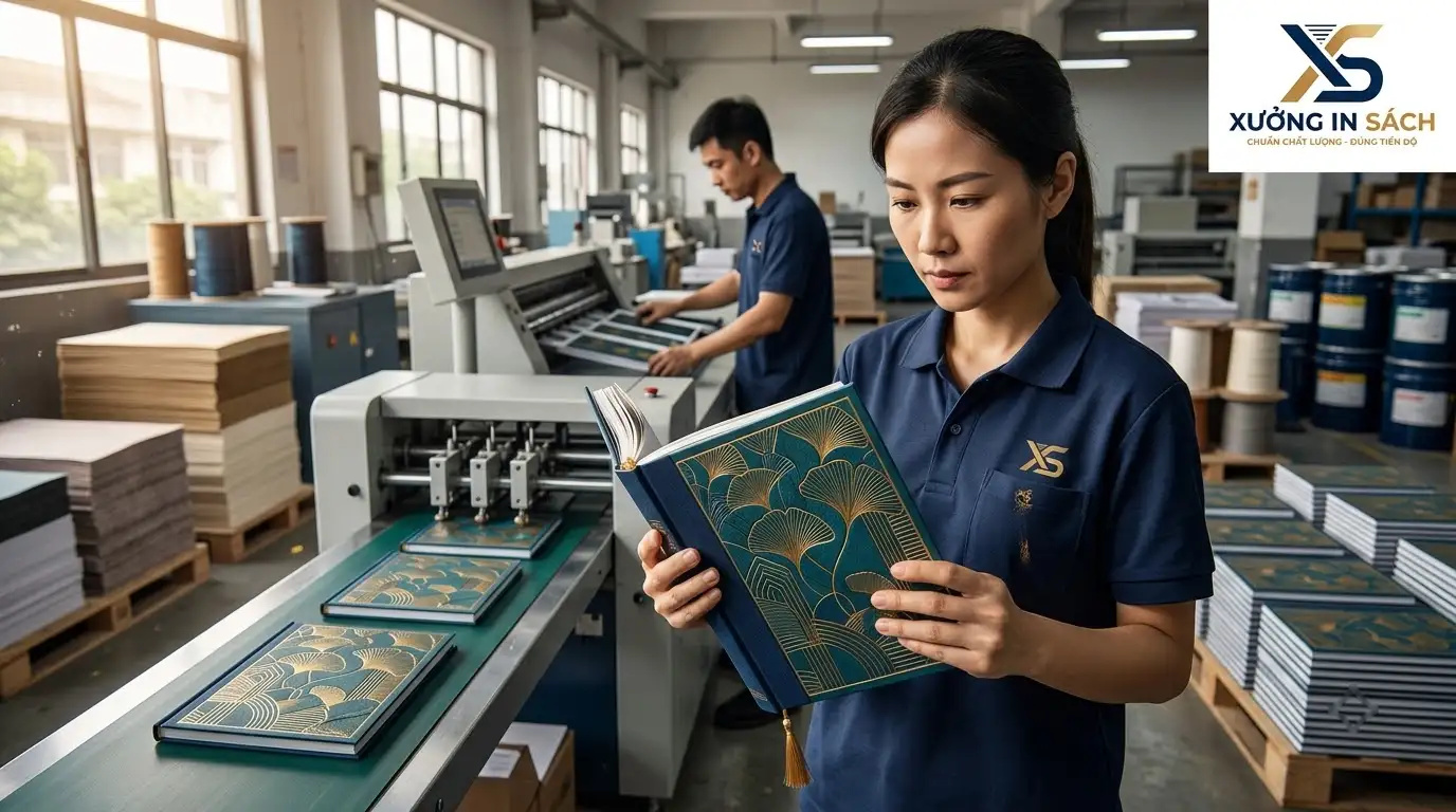 mẫu bìa catalogue dạng sách cao cấp đóng gáy keo PUR