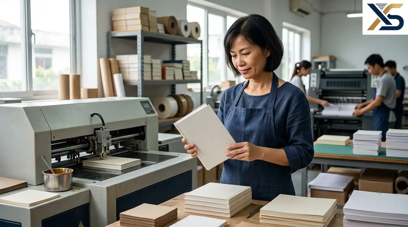 Quy trình in test màu và chế bản CTP cho bìa sách tối giản