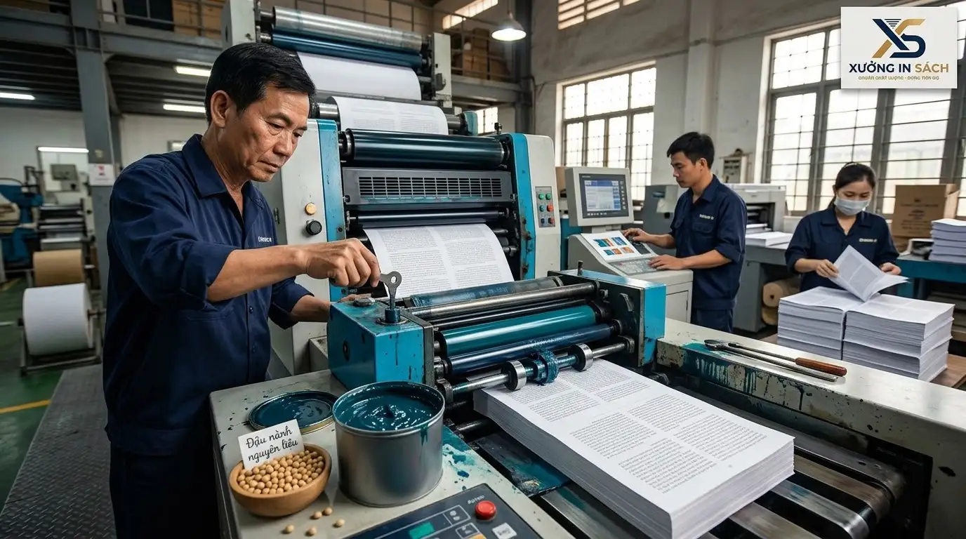 Công nghệ mực in gốc đậu nành an toàn cho sức khỏe