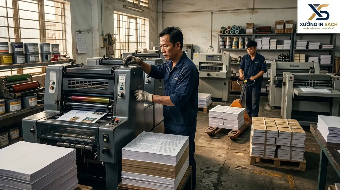 Công nghệ ngành in sách tại Việt Nam hiện đại hóa khép kín