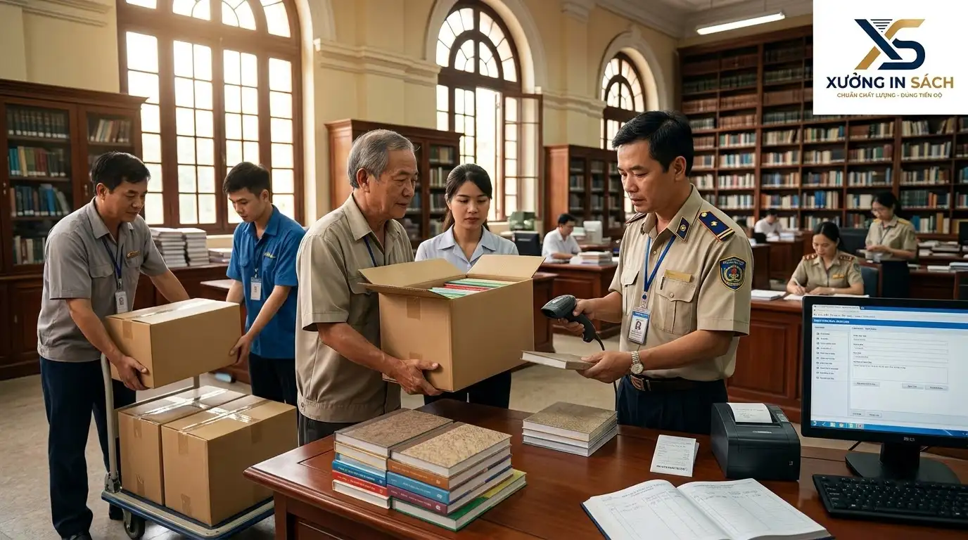 quy định nộp xuất bản phẩm lưu chiểu tại xưởng in sách