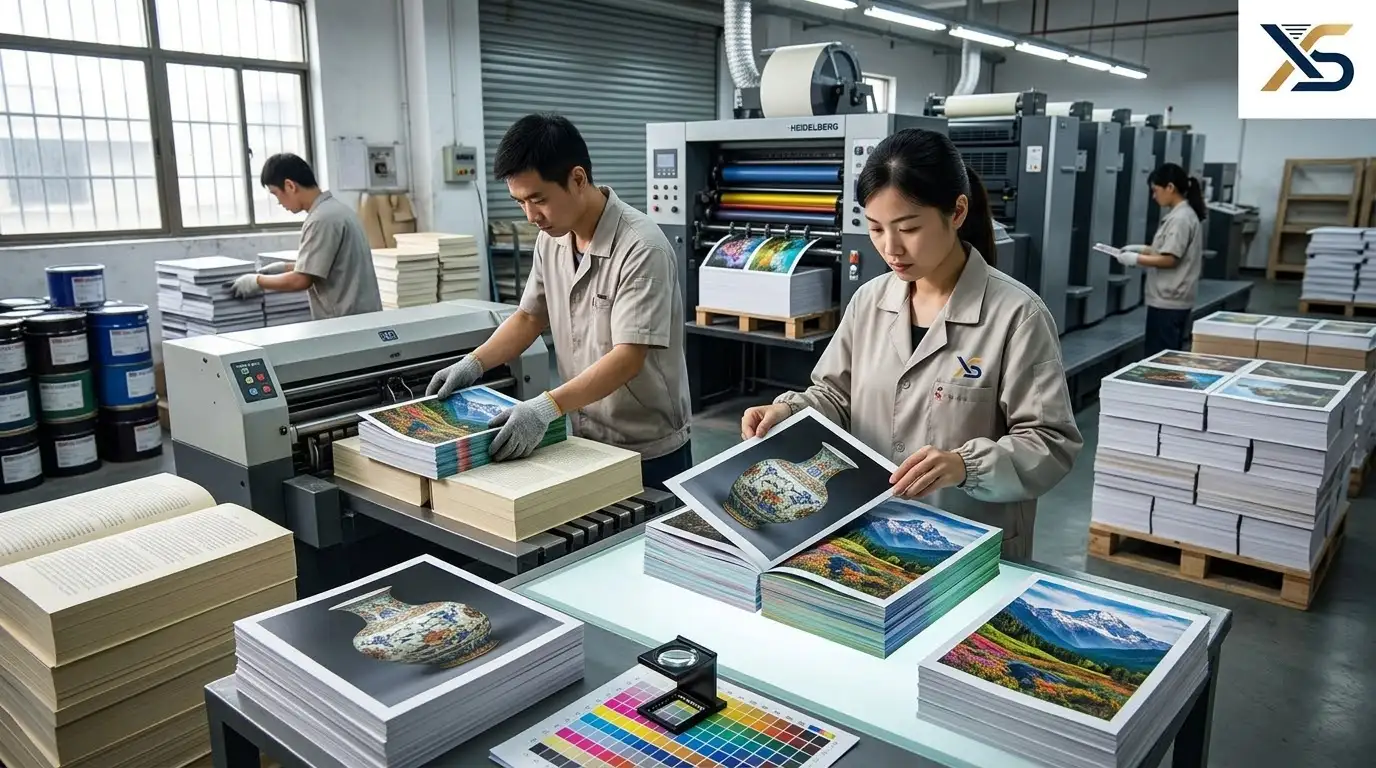 Phụ bản màu trong sách in offset chuẩn sắc nét