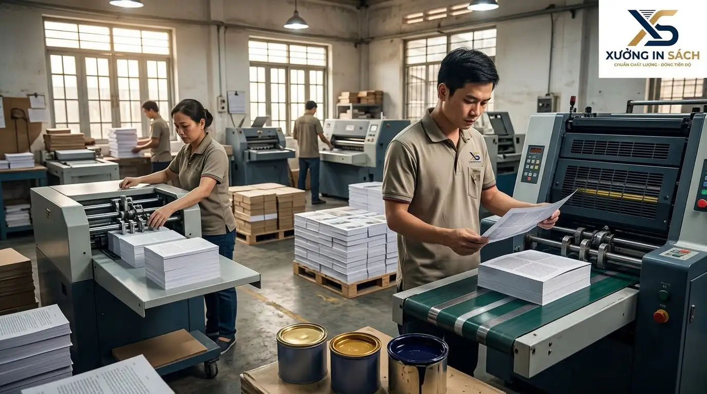 Quy trình đặt in sách chuyên nghiệp tại xưởng In Alpha