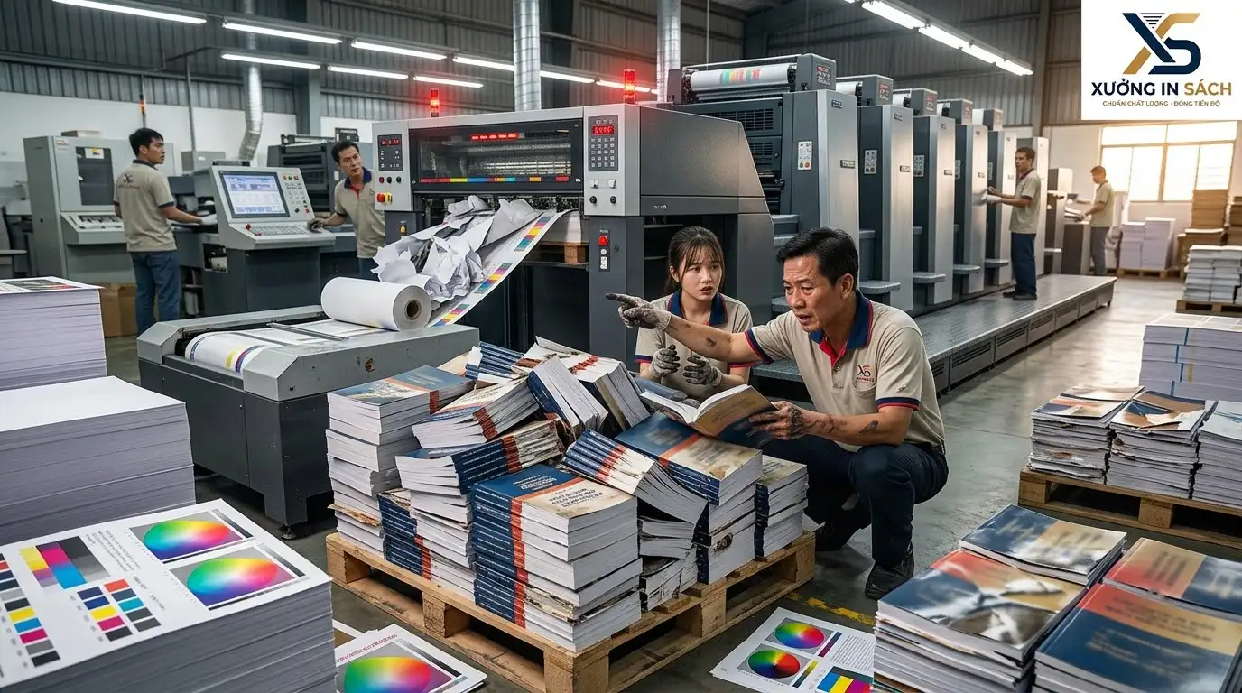 Kiểm tra chế bản kẽm CTP ngăn ngừa rủi ro khi in sách số lượng lớn