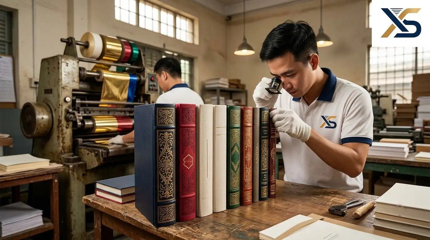 thiết kế gáy sách đẹp chuẩn in ấn