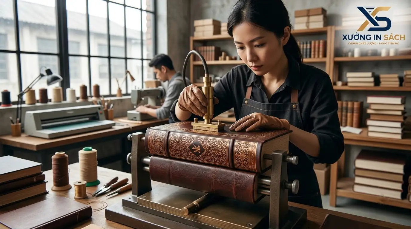 quy trình gia công và thiết kế gáy sách đẹp