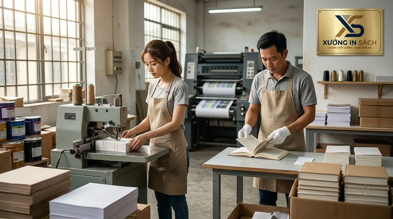 thuật ngữ in ấn thiết kế gia công bồi bìa cứng và ép kim