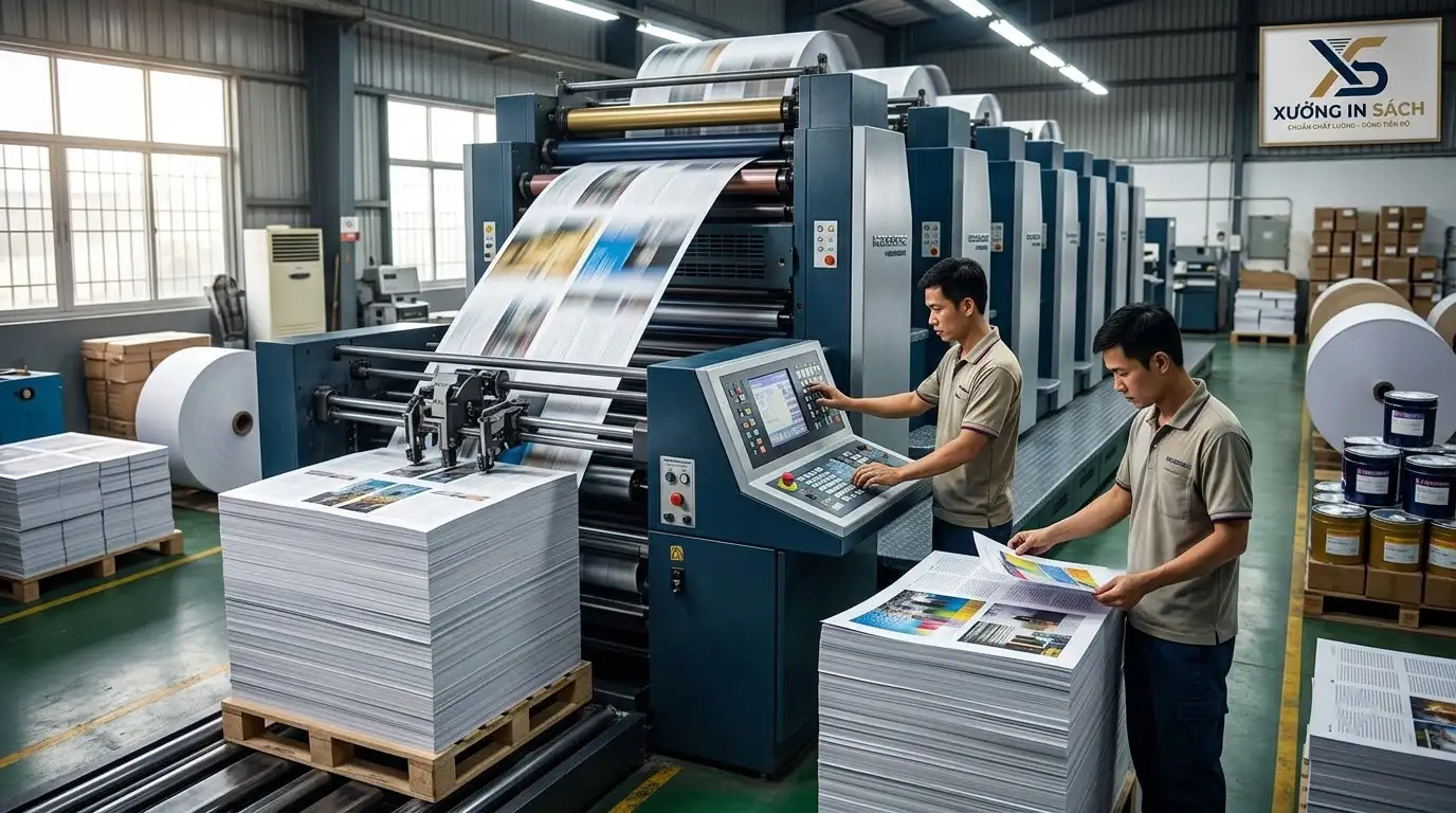 yếu tố làm giá in sách giảm khi in nhiều